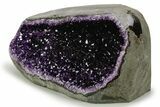 Sparkly Deep-Purple Amethyst Geode - Uruguay #378194-2